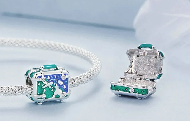 Charm fijo maleta de viaje París