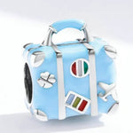 Charm fijo Maleta de viaje Azul