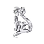 Charm hermosa silueta de gatito