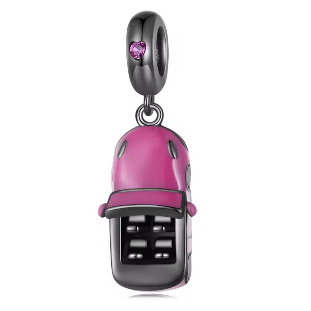 Charm hermoso colgante de auto convertible