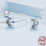 Charm fijo luna azul
