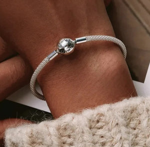 Brazalete de serpiente calado Love forever