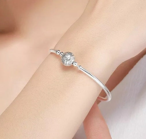 Brazalete de serpiente cierre de esfera