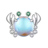 Charm cangrejito tornasol