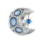 Charm fijo luna azul