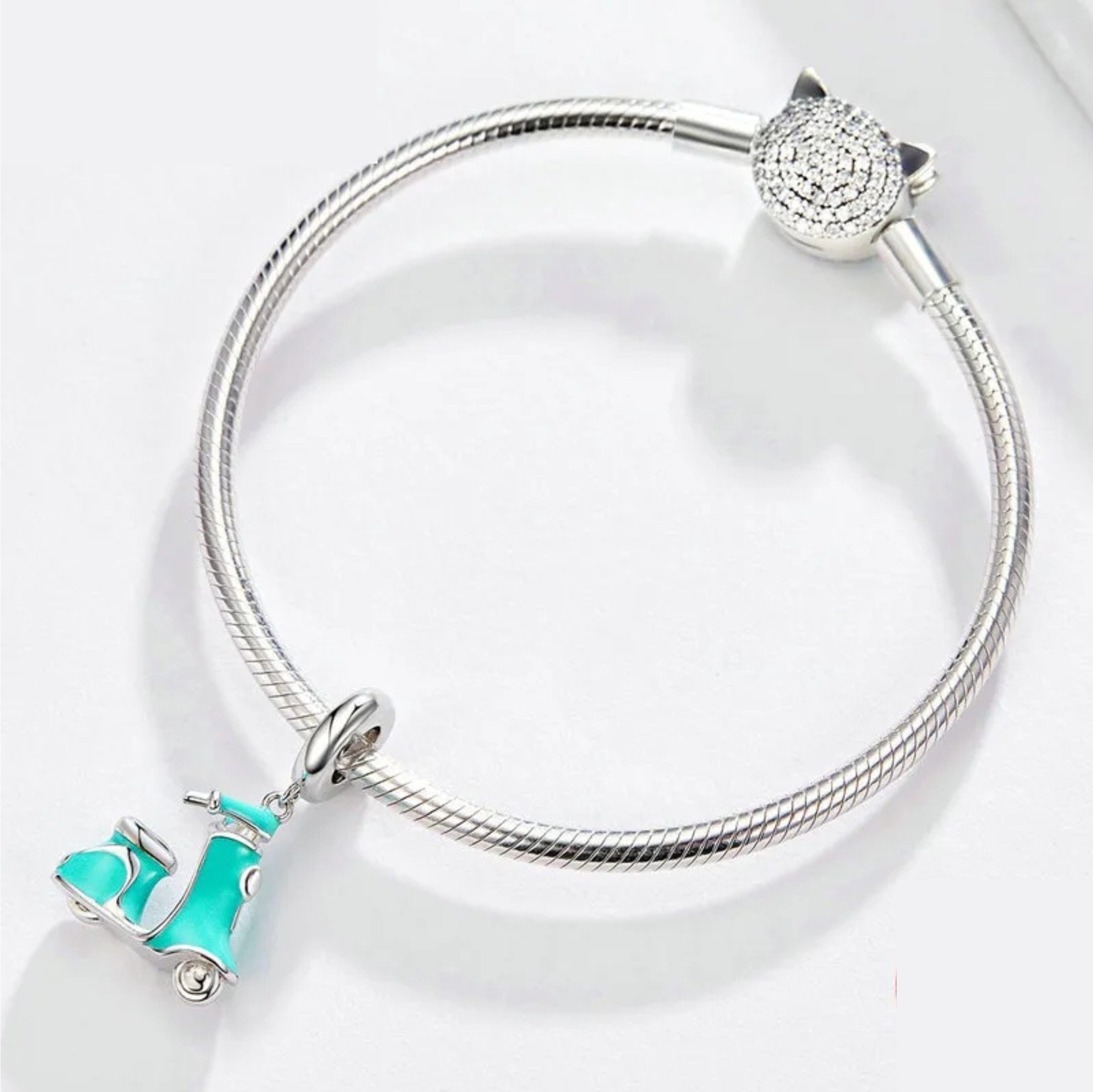 Charm colgante Motoneta Aqua