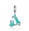 Charm colgante Motoneta Aqua