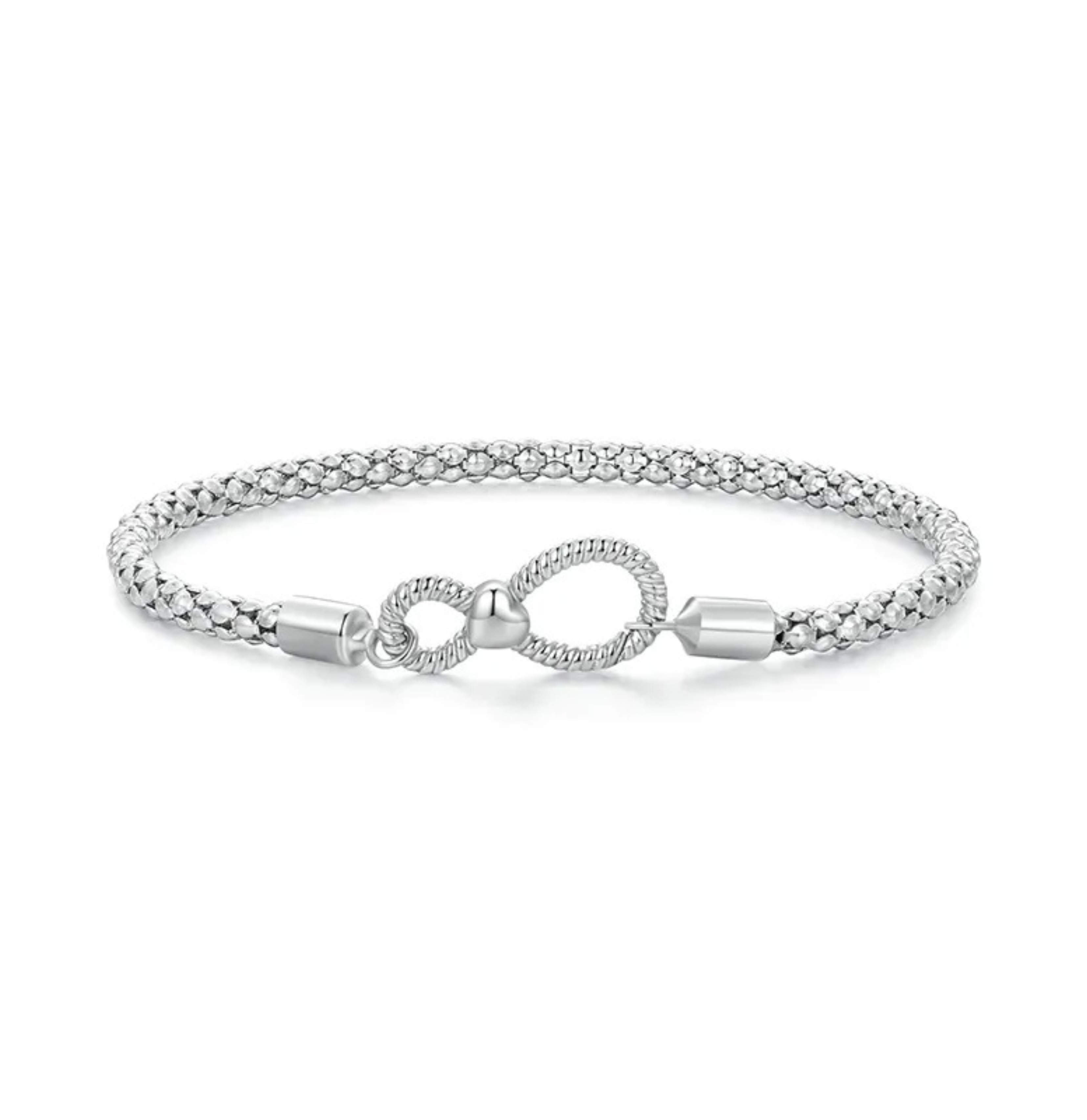 Brazalete con hebilla de amor infinito
