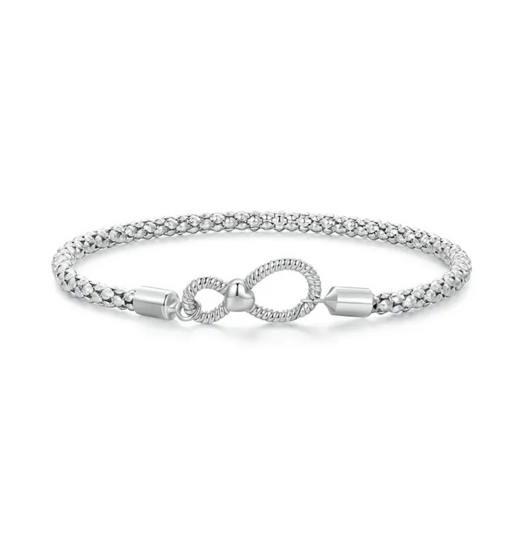 Brazalete con hebilla de amor infinito