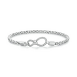Brazalete con hebilla de amor infinito