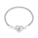 Brazalete con hebilla de corazón
