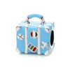 Charm fijo Maleta de viaje Azul