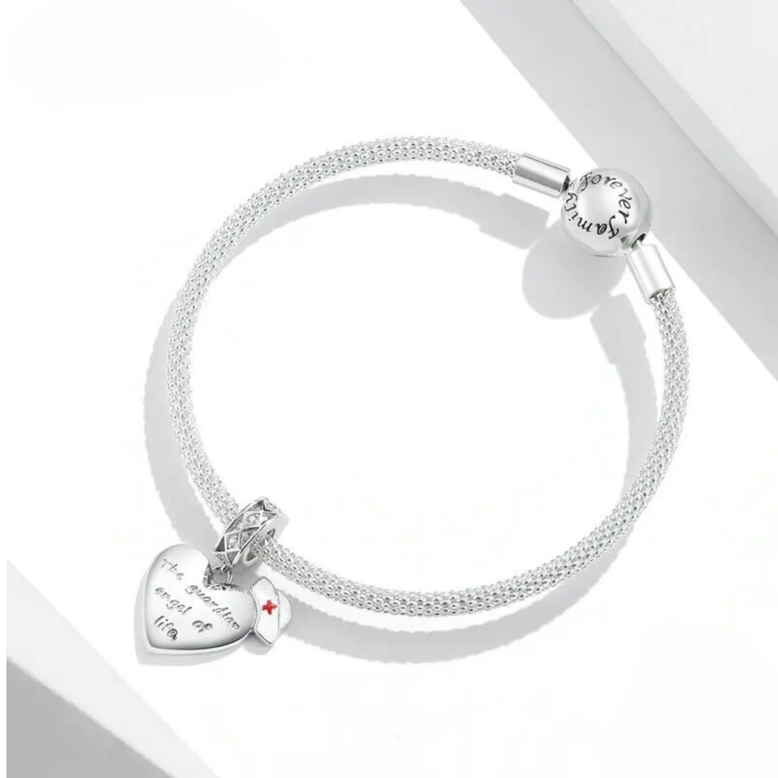 Charm fijo corazón héroes de la salud