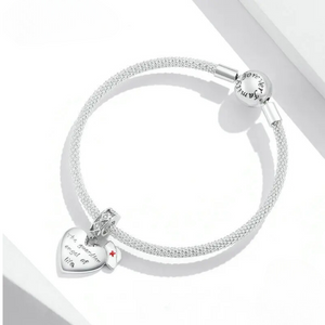 Charm fijo corazón héroes de la salud