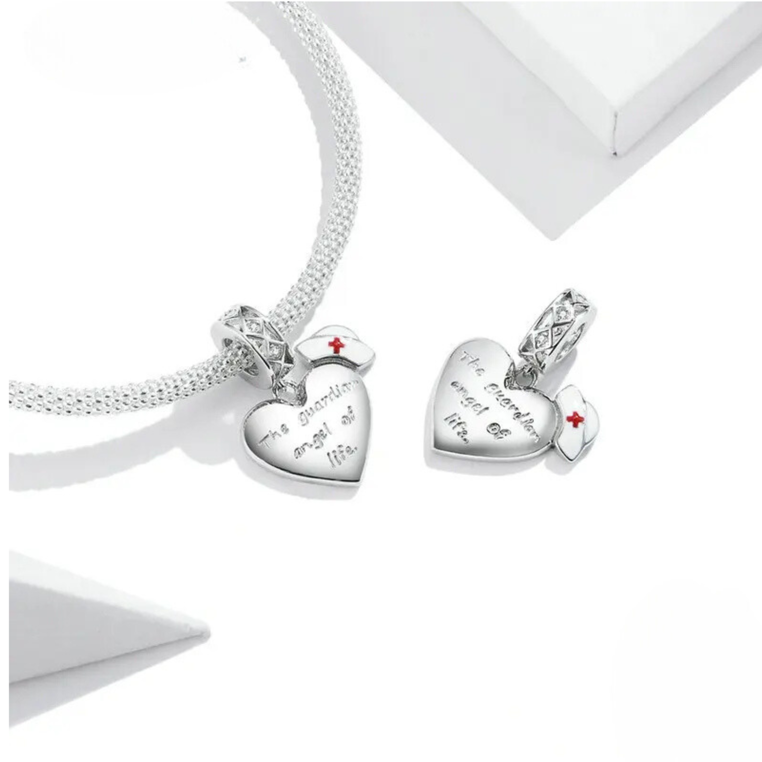Charm fijo corazón héroes de la salud