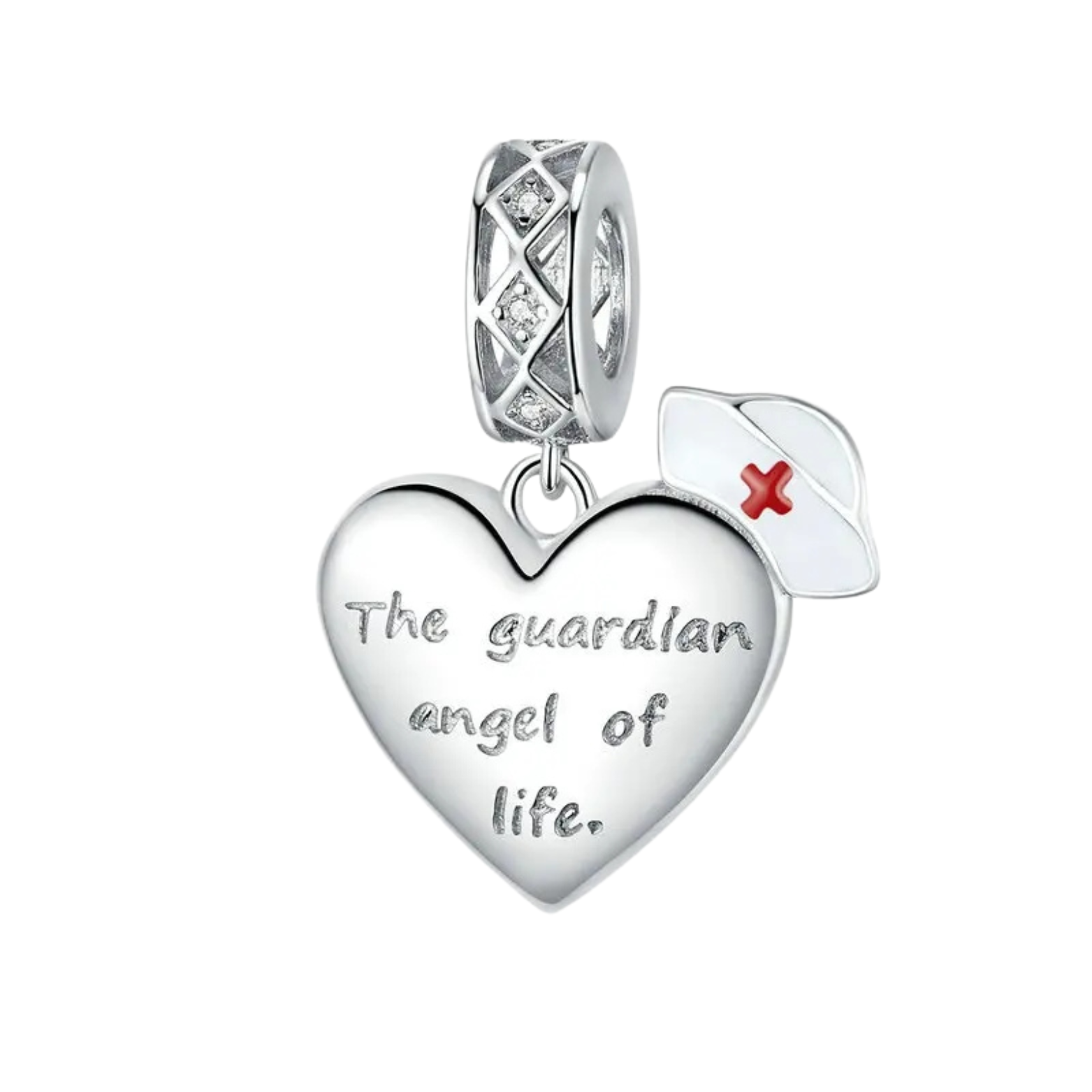 Charm fijo corazón héroes de la salud