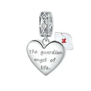 Charm fijo corazón héroes de la salud