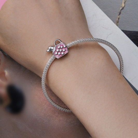 Charm bolsita y perrito con circonias