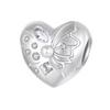 Charm hermoso charm corazón y perla
