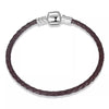 Brazalete de cuero café
