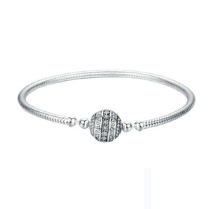Brazalete de serpiente cierre de esfera