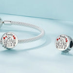 Charm fijo Familia de cuatro
