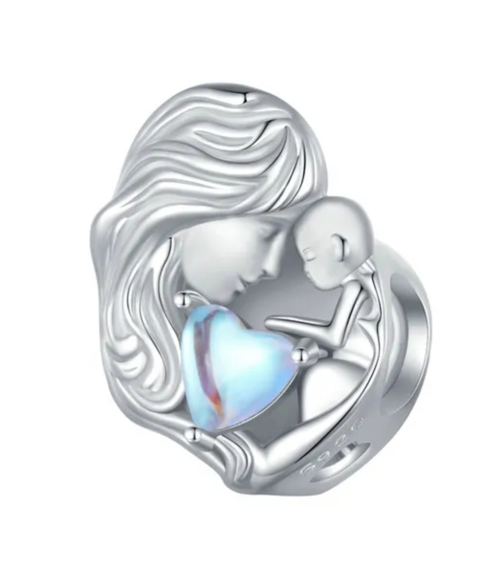 Charm fijo Abrazo madre e hijo
