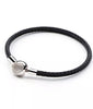 Pulsera de alambre tejido negra