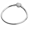 Brazalete serpiente corazón con pavés
