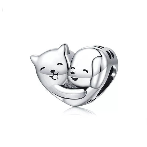 Charm fijo abrazo gatuno perruno